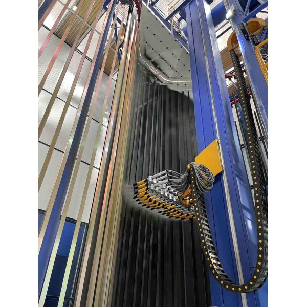 Buy cheap CE Certification Metal Spraying Booth Customized Voltage VerticalPowder Coating Line For Aluminium Profiles from wholesalers