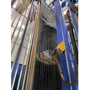 Buy cheap CE Certification Metal Spraying Booth Customized Voltage VerticalPowder Coating Line For Aluminium Profiles from wholesalers