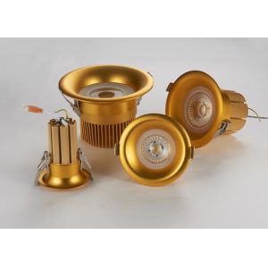 Buy cheap Cambered Surface Recessed LED Downlight With Pure Gold Thread Welding Solid Radiator from wholesalers
