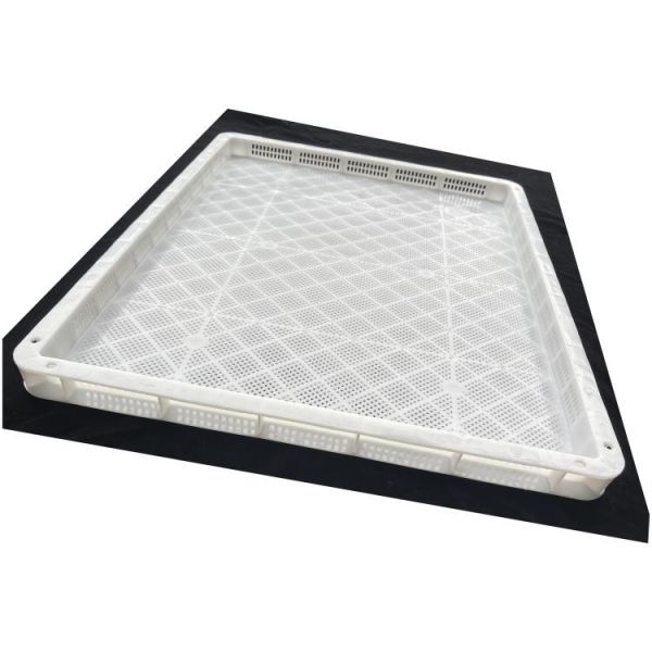 Perforated Food Grade Stackable Plastic Drying Trays For Freezing Of Fruits