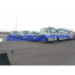 Sinotruk 6x4 10 Wheels Tractor Truck 371hp HW79 Cabin With 2 Sleepers And Air