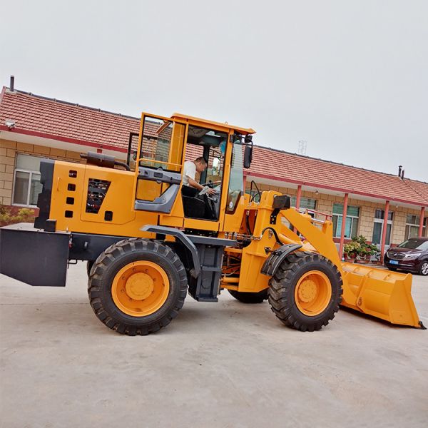 Wheel Front End Loader 96Kw 2500mm Wheelbase 30mm Boom Thickness