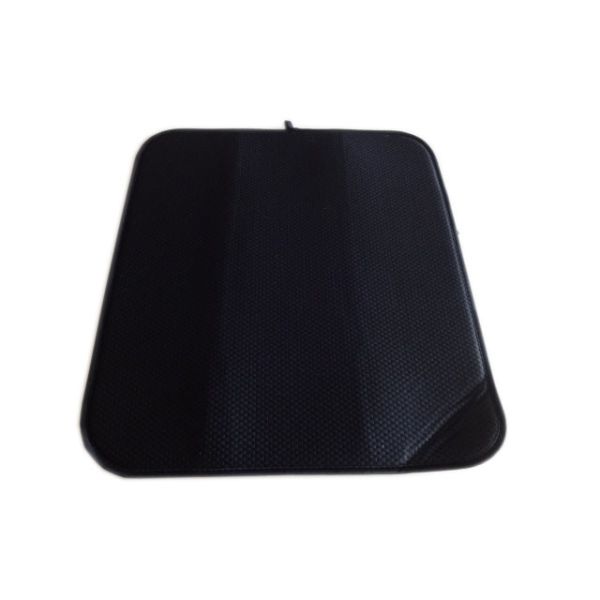 Quality Washable Reusable Dish Dry Mat with Super Absorption Black for sale