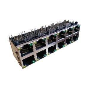 Buy cheap ARJM26A1-811-AA-EW2 Double Stacked 5G RJ45 MagJacks 2x6 Integrated Transformer from wholesalers