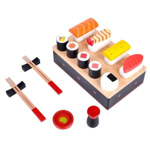 Buy cheap Simulation Wooden Miniature Kitchen Set Sushi Early Education Enlightenment from wholesalers