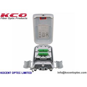 China 16 Ports FTTH Drop Cable Port Fiber Access Terminal Box with 16 Fibers Capacity and ABS+PC Material on sale