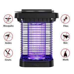 Buy cheap Solar Mosquito Lamp IP65 Waterproof Solar Panels Outdoor Mosquito Killing Lamp Portable Bug Zappers for Camping from wholesalers