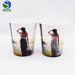 Buy cheap 12 Oz Paper Soup Cups Disposable Change Color Single Wall Design FDA Passed from wholesalers