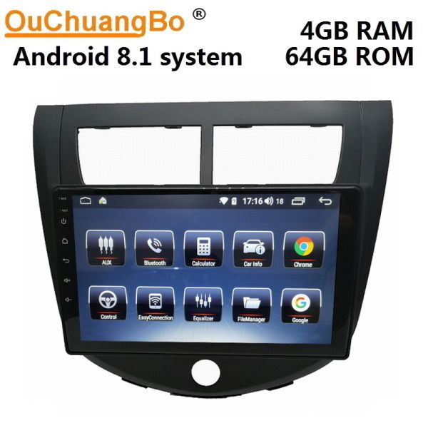 Buy cheap Ouchuangbo multimedia system for JAC J4 support BT MP3 mirror link android 8.1 OS 4+64 from wholesalers