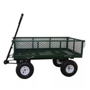 Buy cheap Four-Wheel Steel Folding Utility Wagon For 200kg Capacity Garden Cart from wholesalers