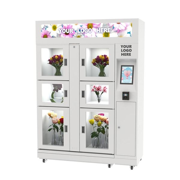 Commercial Fully Intelligent Unmanned Automatic Flower Vending Locker With Smart
