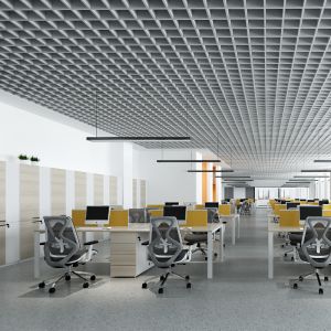 Li Series Modern Simple Nordic Oak Staff Desk Lettering Steel Foot Customized