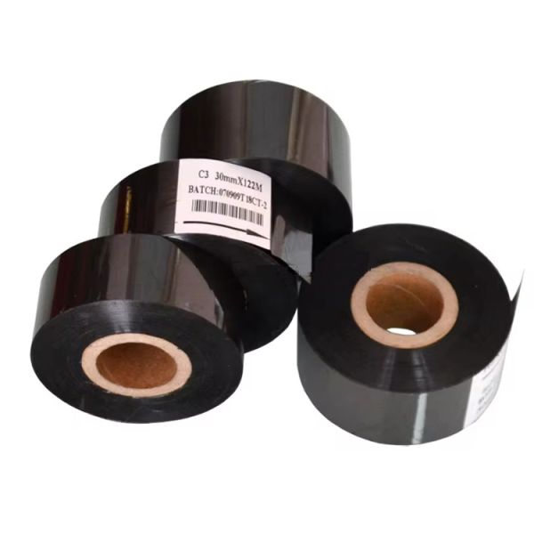 Buy cheap Expiration date ribbon Width 30mm length 100M Hot Foil Printing Ribbon for date coding foil from wholesalers