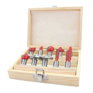 10 Piece Carbide Tipped Router 12mm Trimming End Mill 6 Flute Cnc Router Bits