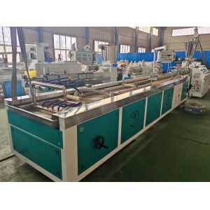 Double Screws Extruder Plastic Profile Extrusion Machine for PVC WPC Raw
