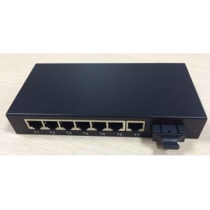 Buy cheap Fast 8 Ports Ethernet Network Switch 100FX And 7 10 / 100M Rj45 With Management Function from wholesalers