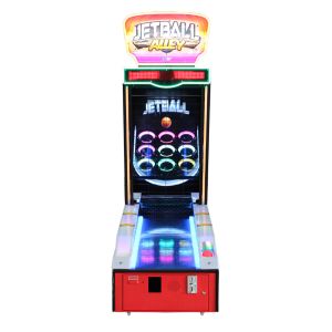 1 Player Ticket Redemption Game Machine Jet Ball Alley With Video Display