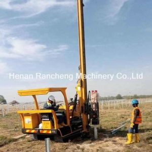 Solar Pile Driver With 6m Frame Post Crawler Ramming Machine