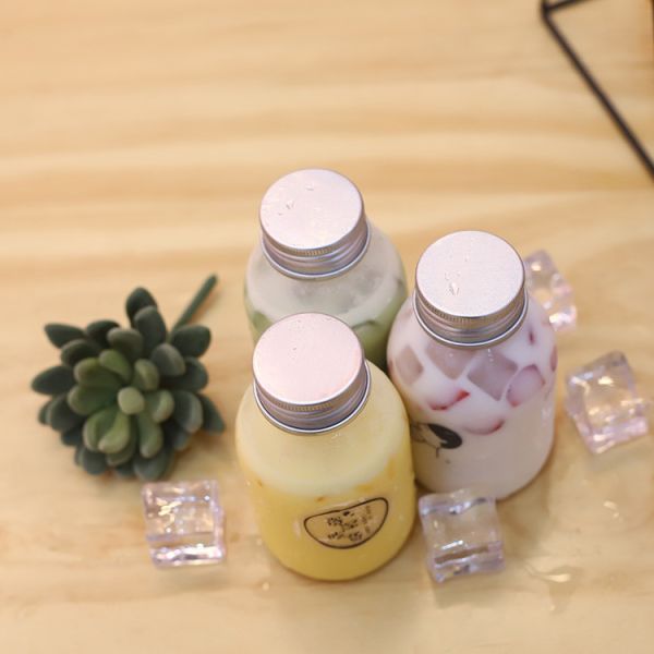 Professional Handle Bubble Tea Jugs With Screw On Lid