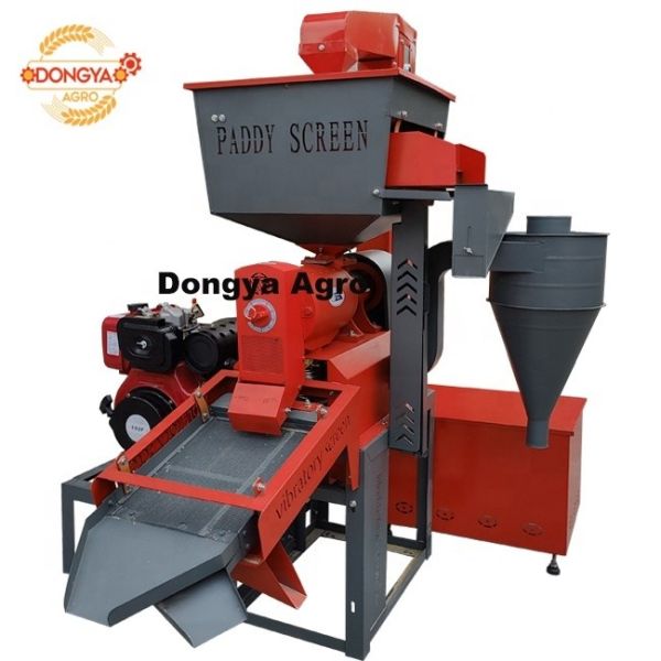 YIFENG AGRO Commercial diesel Engine Rice Mill Machine with Lifter