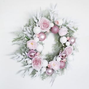 Buy cheap 35-42cm Artificial Plant Wall Panels Eucalyptus Wreath from wholesalers
