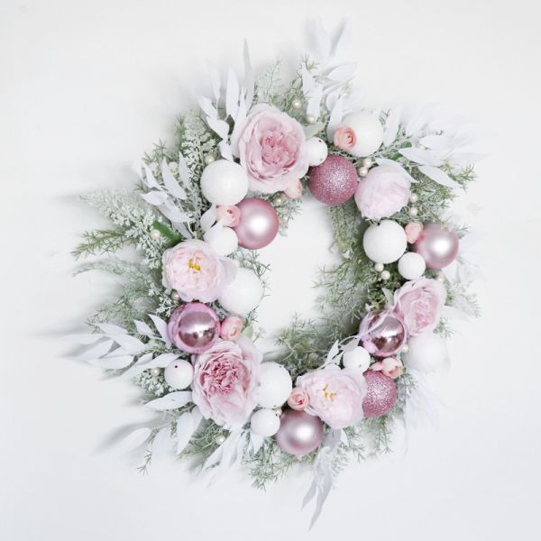 Buy cheap 35-42cm Artificial Plant Wall Panels Eucalyptus Wreath from wholesalers