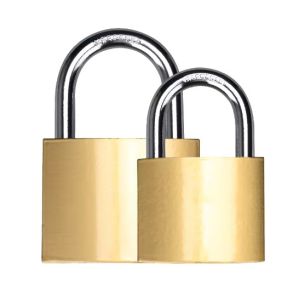 Buy cheap Rectangular Brass Padlock Keyed Alike 50mm ISO9001 Certificated from wholesalers
