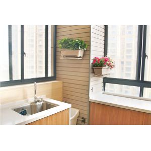 China Decorative Kitchen Wall Covering WPC Wall Cladding SGS Certification For Bathroom on sale