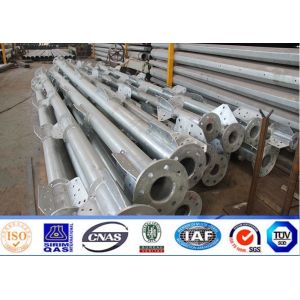 Buy cheap 133kv 40ft Galvanised Utility Power Poles With ISO  from wholesalers