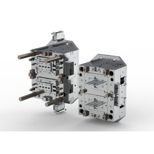 Housing (1*8) / Cold runner / Three-plates mold No.24307 & 24308