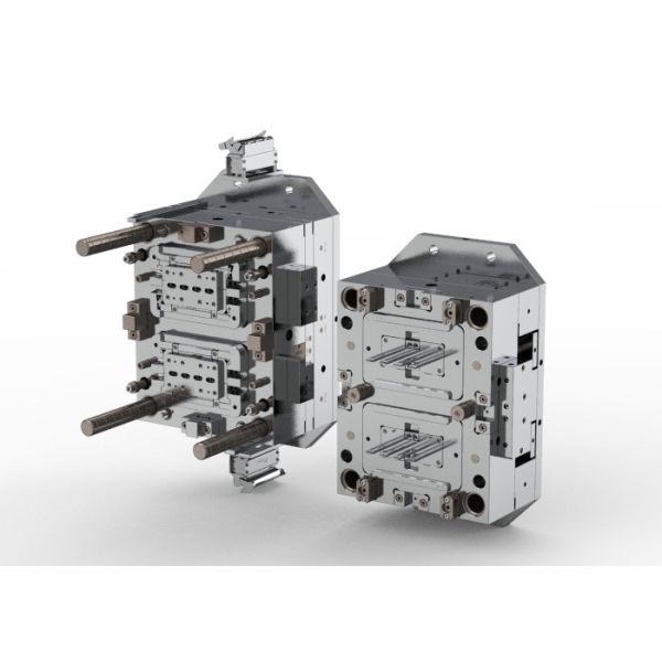 Housing (1*8) / Cold runner / Three-plates mold No.24307 & 24308