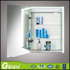 China Glass Mirror Modern Bathroom Cabinet Vanity with light on sale