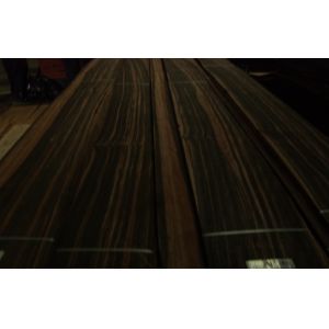 Buy cheap Natural Ebony Sliced Veneer 0.45mm Thickness With A Grade from wholesalers