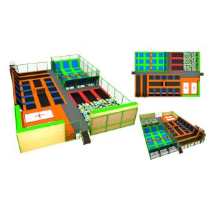 Buy cheap 398M2  Professional Jumping Equipment Indoor Trampoline Park Kids Indoor Trampoline Park from wholesalers