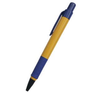 Fancy plastic ballpoint pens for promotion, blue refill, push type, Student pen