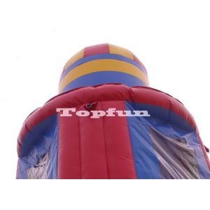 Customize 10m Tall Rocket Inflatable Jumping Castle Bouncer Tower Outdoor Play