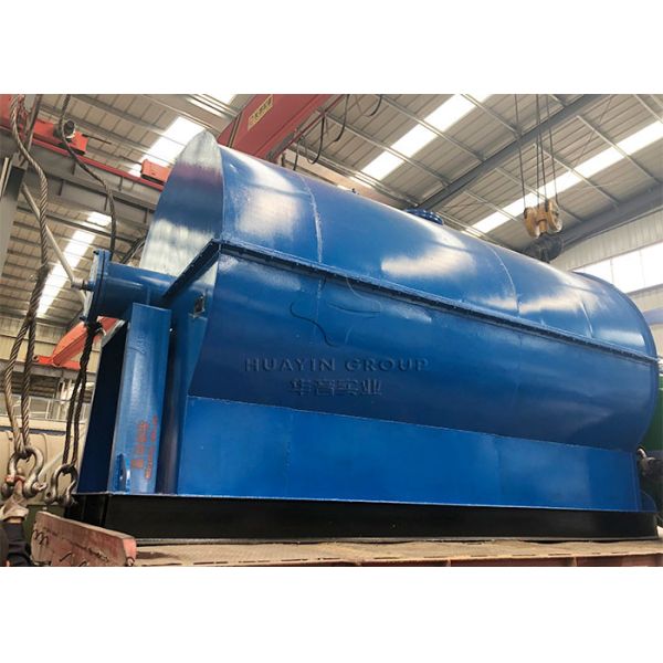 1 TPD Waste Tyre Pyrolysis Plant Huayin Thermal Cracking