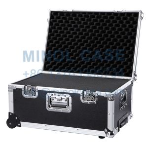 Buy cheap Lockable Silver Aluminum Camera DJ Flight Case Foam Padding from wholesalers