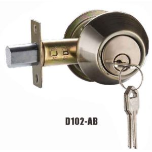 Buy cheap Entrance Deadbolt Lock ET Function With Changeable Square Corner 1X2-1/4 Faceplate from wholesalers