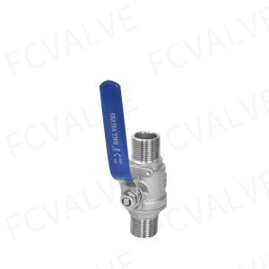 Buy cheap 2PC Ball Valve Full Bore Male-Male Thread CF8 BSPP Oed End Connection Customized from wholesalers