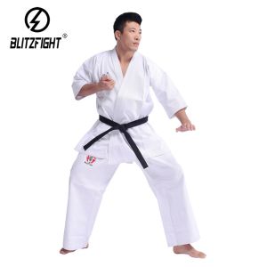 Buy cheap Thin Breathable Karate Kyokushin Kimono Preshrunk White Karate Uniform from wholesalers