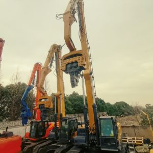 Buy cheap Excavator Mounted Vibro Hammer / Pile Driver For 10 Meter Piling Construction Work from wholesalers
