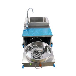 Buy cheap Hwhongrv Mini One Burner Pull Type Gas Stove Boat Caravan RV Stainless Steel Universal Rv Boat Folding Sink Integrated Tap from wholesalers