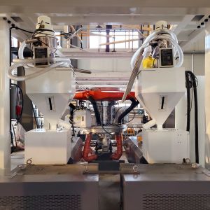 1600mm Width AB Two Layer Plastic Film Blowing Machine