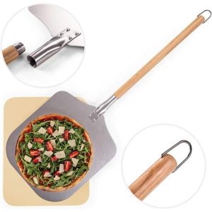 Buy cheap Pizza Tools Wooden Aluminum Detached Pizza Peel Detachable Pizza Shovel from wholesalers