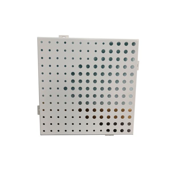 Aluminum Panel Design Artistic Hole Size With Different Shape 2*2 Wall Facade
