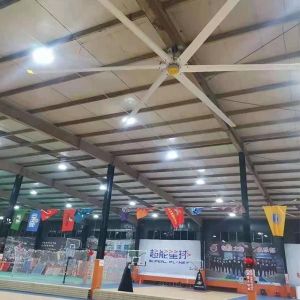 Buy cheap DX-7.3 24FT Large Hvls Industrial Ceiling Fan for Gymnasium Center Diameter 7.3 Meters from wholesalers