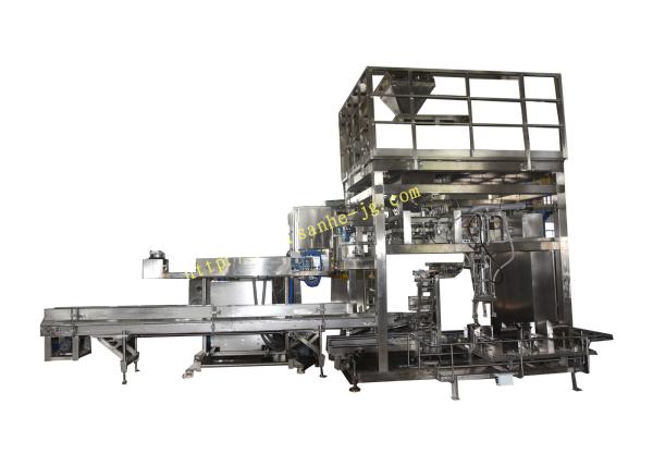 Buy cheap 25kg Weighing Filling Packing Palletizing Line Bagging and Palletizing System from wholesalers