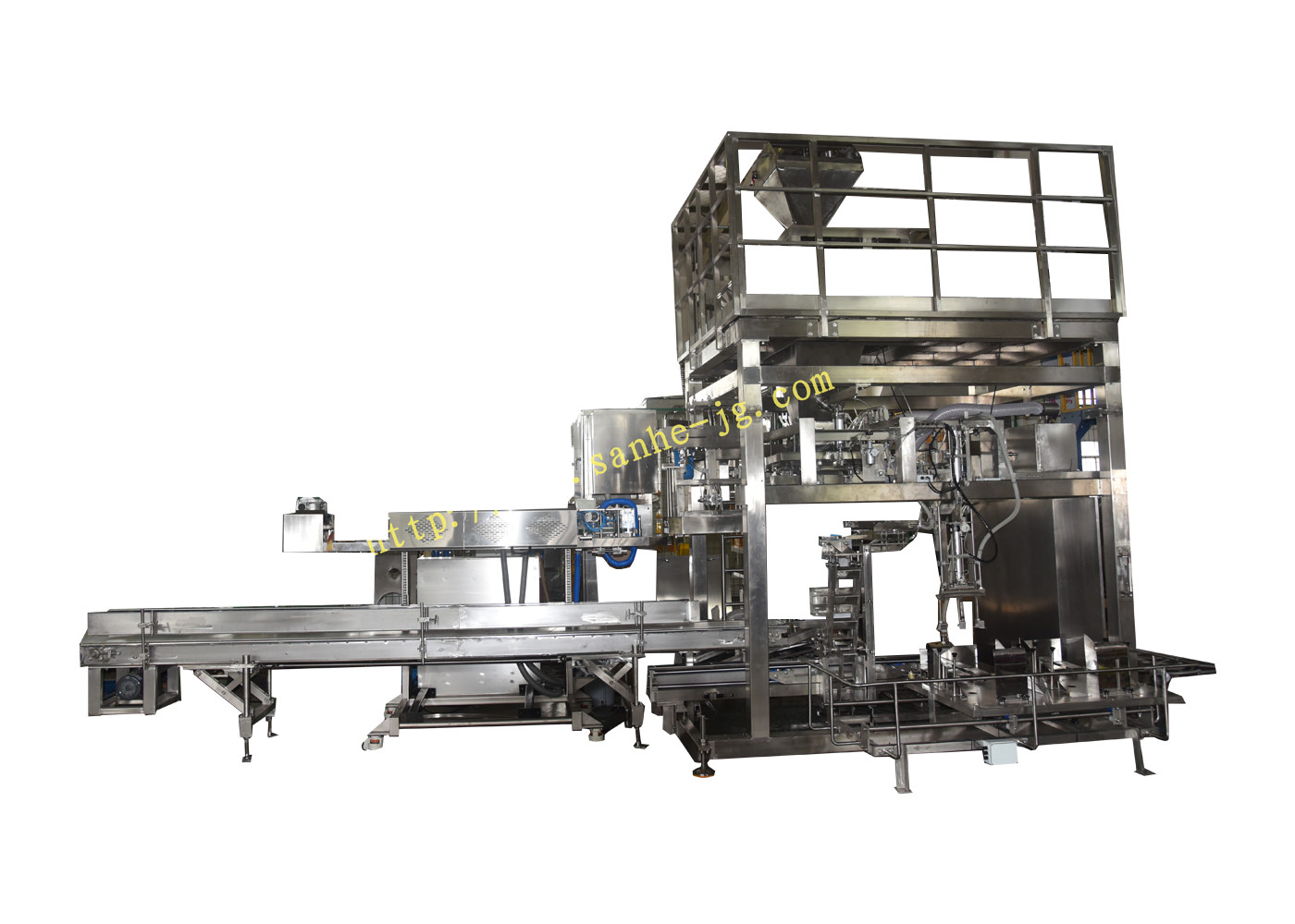 Buy cheap 25kg Weighing Filling Packing Palletizing Line Bagging and Palletizing System from wholesalers