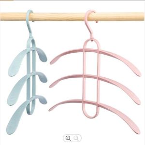 Buy cheap 3 Layers Wide Shoulder Hangers Plastic Fish Bone Shape from wholesalers